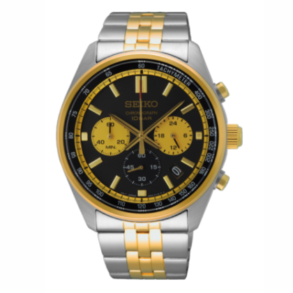 Seiko SSB430P1 Chronograph Quartz Hardlex Crystal Glass Analog Men Watch